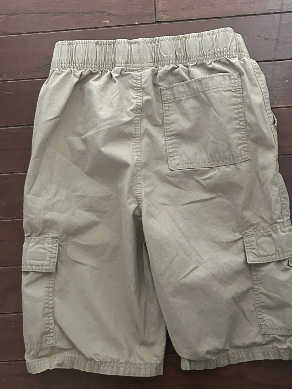 The Children's Place Khaki Cargo Shorts - Tan - 2 pair